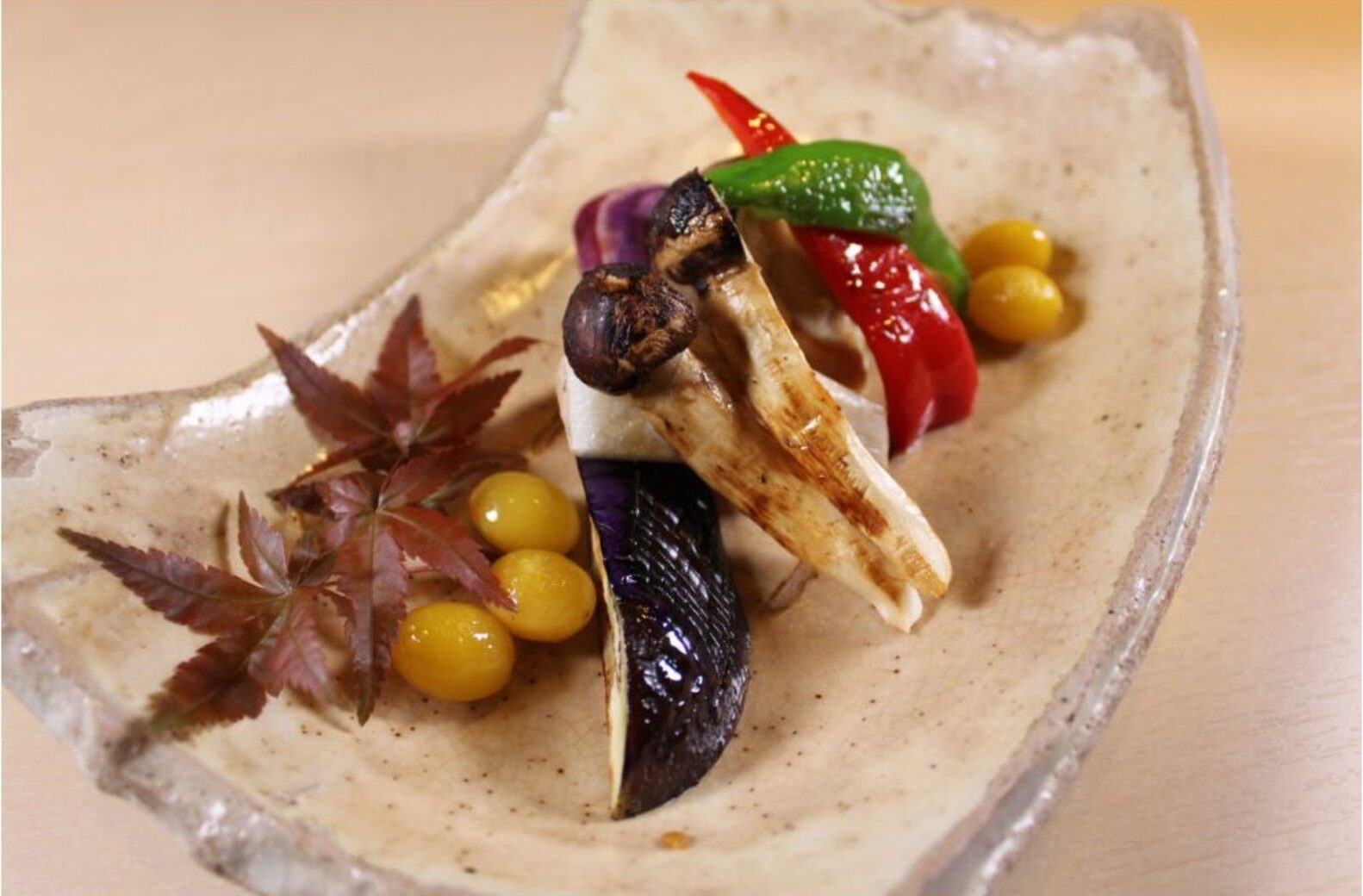 季節野菜の鉄板焼き